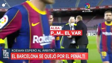 Jordi Alba: "P*** mierda el VAR"