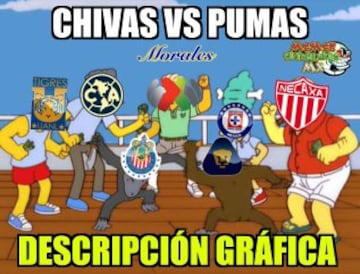 Chivas mantiene su paternidad sobre Pumas y los memes aplauden