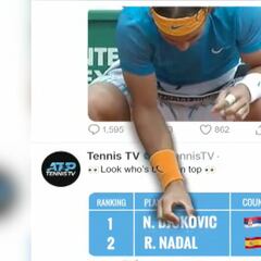 La broma de la ATP con Nadal para celebrar su número uno