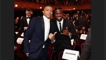 La imagen que subió Mbappé a su Instagram...