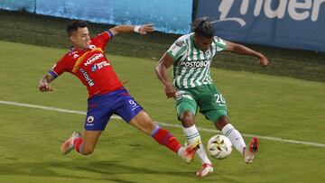 Partido de Liga BetPlay entre Nacional y Pasto
