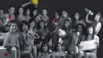 <b>EL CALENDARIO. </b>De enero a diciembre, las chicas del Can Clos de fútbol sala lucen sus cuerpos.