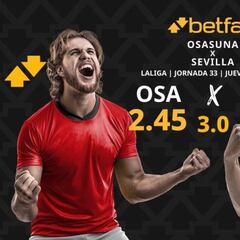 CA Osasuna vs. Sevilla FC: horario, dónde ver, pronósticos y clasificación