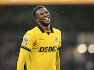 Yerson Mosquera cerca de convertirse en jugador de culto en Wolverhampton.