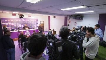 02/11/18 VALLADOLID RUEDA DE PRESNA DE SERGIO GONZALEZ