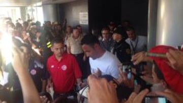 Keylor Navas, a su llegada a Costa Rica