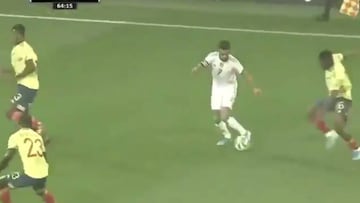 La diagonal 'a lo Messi' de Mahrez que amargó a Colombia