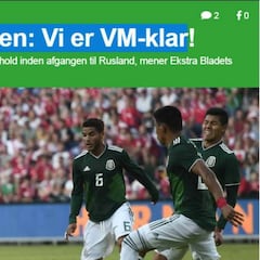 Así vio la prensa internacional la derrota de México ante Dinamarca
