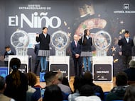 Celebración del Sorteo de la lotería del Niño en el salón de Loterías y Apuestas del Estado, a 6 de enero de 2025, en Madrid (España).
06 ENERO 2025
Pool
06/01/2025