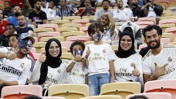El debut de la Supercopa árabe se queda muy lejos del lleno