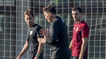 Lekue con Berizzo y Clemente.