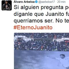 Indirecta de Arbeloa a Piqué en Twitter por los valores del Madrid