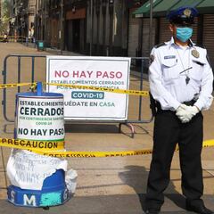 Cierran calles del Centro Histórico para evitar contagios por COVID-19