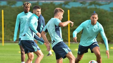 28/08/25 ENTRENAMIENTO ATHLETIC DE BILBAO NAVARRO SANNADI SANCET NICO WILLIAMS