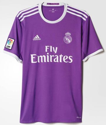 Real Madrid's second shirt for 2016/17