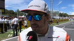 Alonso: "Bonito día, a ver si paso a dos o tres en la salida…"