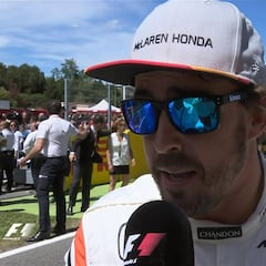 Alonso: "Bonito día, a ver si paso a dos o tres en la salida…"