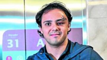 <b>SONRIENTE. </b>Felipe Massa contento por estar de nuevo en su país.