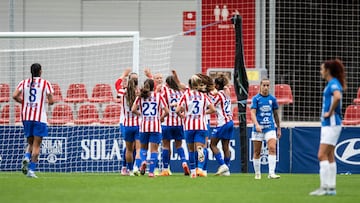 01/11/25 FUTBOL FEMENINO
PARTIDO PRIMERA DIVISION FEMENINA
ATLETICO DE MADRID - ALHAMA
GOL JENSEN 1-0 ALEGRIA