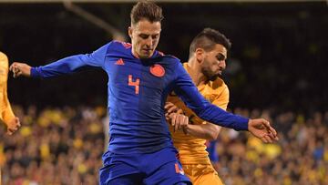 Santiago Arias con la Selecci&oacute;n Colombia