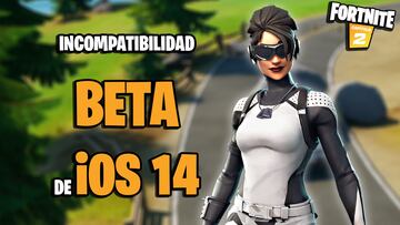 Fortnite no es compatible con la beta de iOS 14