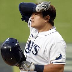 Ji-Man Choi, de los Rays, es el primer jugador de posición coreano en ir a la Serie Mundial