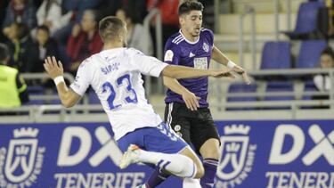 Waldo, en el encuentro ante el Tenerife.