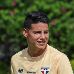 James evoluciona en Sao Paulo y apunta al derbi