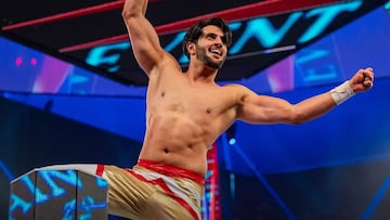 Mansoor antes de una lucha.