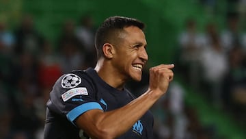 Alexis Sánchez, con el Marsella.