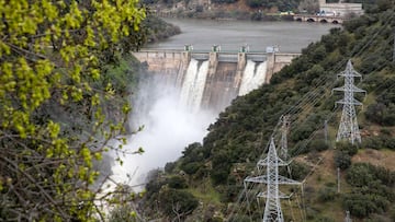 Vista del embalse de Picadas, a 19 de marzo de 2025, en Madrid (España). El embalse de Picadas se encuentra desembalsando a una tasa de 202 metros cúbicos por segundo por lo cual la Conferencia Hidográfica del Tajo ha recomendado extremar las precauciones en las zonas en torno a la presa.
19 MARZO 2025;EMBALSE;CRECIDA;AGUA;LLUVIA;TEMPORAL
Rafael Bastante / Europa Press
19/03/2025
