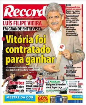 Portadas de la prensa deportiva