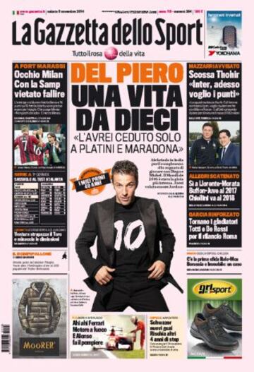 Portadas de la prensa deportiva