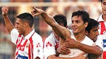 <B>OBJETIVO CUMPLIDO</B>. El gol de Francisco certificó el deseo almeriense.