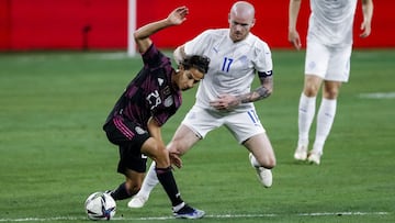 Lainez, ante Islandia. 