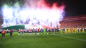 General View during the game Tigres UANL vs Guadalajara