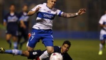 Bravo en acción contra Magallanes en la Copa Chile.