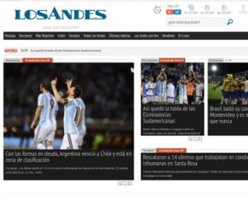 La crítica visión de la prensa argentina del triunfo