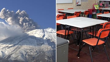 Suspenden clases en Puebla: ¿cuáles son los municipios afectados por caída de ceniza del Volcán Popocatépetl?