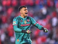 Luis Garcia of Toluca during the Quarter Finals second leg match between Los Angeles Galaxy and Toluca as part of the CONCACAF Champions Cup 2026, at Dignity Health Sports Park Stadium, on April 15, 2026 in Carson, California, United States.