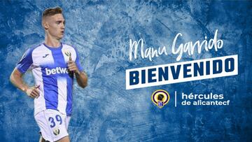 Oficial: Manu Garrido llega al Hércules cedido por el Leganés