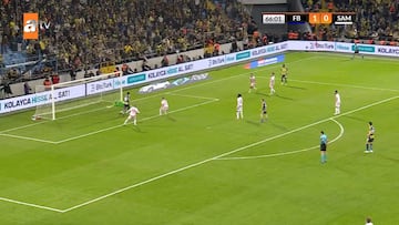 El delantero colombiano sentenció el 2-0 en la victoria frente a Samsunspor, resolviendo a un toque tras un centro rasante dentro del área. Con este resultado disputará el título de la Supercopa de Turquía, donde enfrentará al Galatasaray.