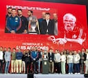 Emotivo estreno del documental-homenaje de Luis Aragonés