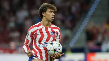 MADRID, SPAIN - 2022/09/08: Joao Felix of Atletico Madrid seen in action during the UEFA Champions League match between Atletico Madrid and FC Porto at the Estadio Civitas Metropolitano in Madrid. (Final score: Atletico Madrid 2 - 1 FC Porto). (Photo by Atilano Garcia/SOPA Images/LightRocket via Getty Images)