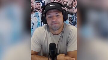 Agüero reitera el apoyo a Messi y le manda mensaje al Canelo en plena transmisión