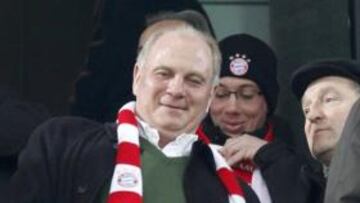 <b>SONRIENTE. </b>Uli Hoeness, presidente del Bayern.