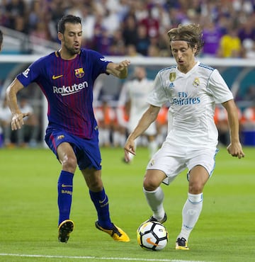 Busquets and Modric.