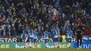 Alegría ante el Madrid.