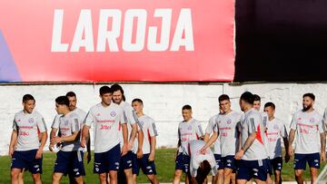 Futbol, Entrenamiento seleccion chilena.
Entrenamiento de la selección chilena en Juan Pinto Duran previo al partido amistoso contra Paraguay.
Santiago, Chile.
21/03/2023
Javier Salvo/Photosport
Football, Training session of Chile..
Training of the Chilean team in Juan Pinto Duran prior to the friendly match against Paraguay.
Santiago, Chile
21/03/2023
Javier Salvo/Photosport