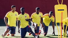 Selección Colombia entrena en el Pecaembú pensando en Chile